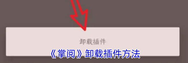 《掌阅》卸载插件方法