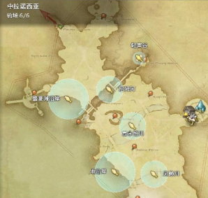 《最终幻想14：水晶世界》渔场分布地图一览
